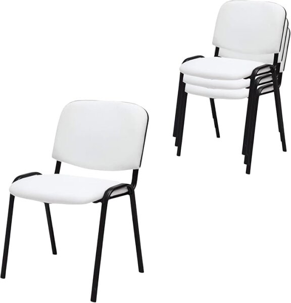 Topsit CLA Besucherstuhl Kunstleder Set 4