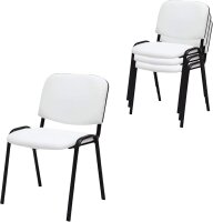Topsit CLA Besucherstuhl Kunstleder Set 4