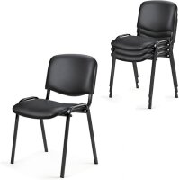 Topsit CLA Besucherstuhl Kunstleder Set 4
