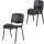 Topsit CLA Besucherstuhl Kunstleder Set 4