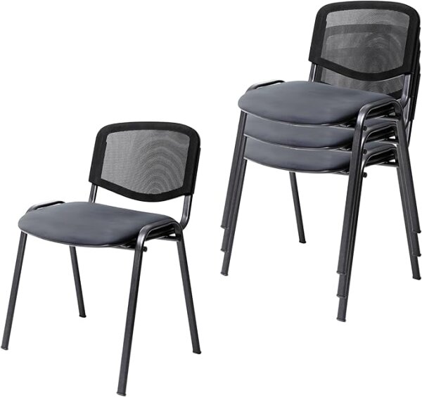 Topsit CLA Besucherstuhl Netzrücken Set 4