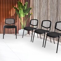 Topsit CLA Besucherstuhl Netzrücken Set 4