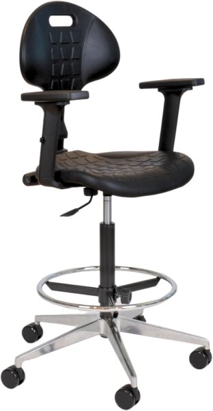 Topsit IND102 Arbeitsdrehstuhl mit 3D verstellbaren Armlehnen