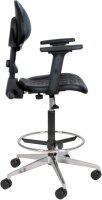 Topsit IND102 Arbeitsdrehstuhl mit 3D verstellbaren Armlehnen