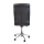Topsit LEC000152 Ergonomischer Bürostuhl, Kunstleder Chefsessel mit Armlehnen, Schwarz