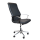 Topsit LEC000152 Ergonomischer Bürostuhl, Kunstleder Chefsessel mit Armlehnen, Schwarz