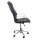 Topsit LEC000152 Ergonomischer Bürostuhl, Kunstleder Chefsessel mit Armlehnen, Schwarz
