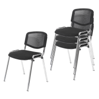 Topsit CLA Besucherstuhl Netzrücken Set 4