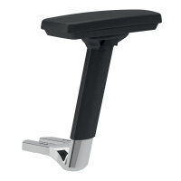 höhenverstellbare Armlehnen aus PU Chrom