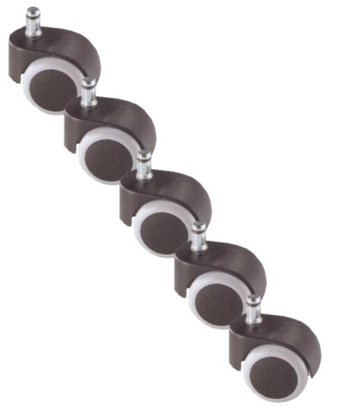 Hartbodenrollen  65 mm, 11mm Stift